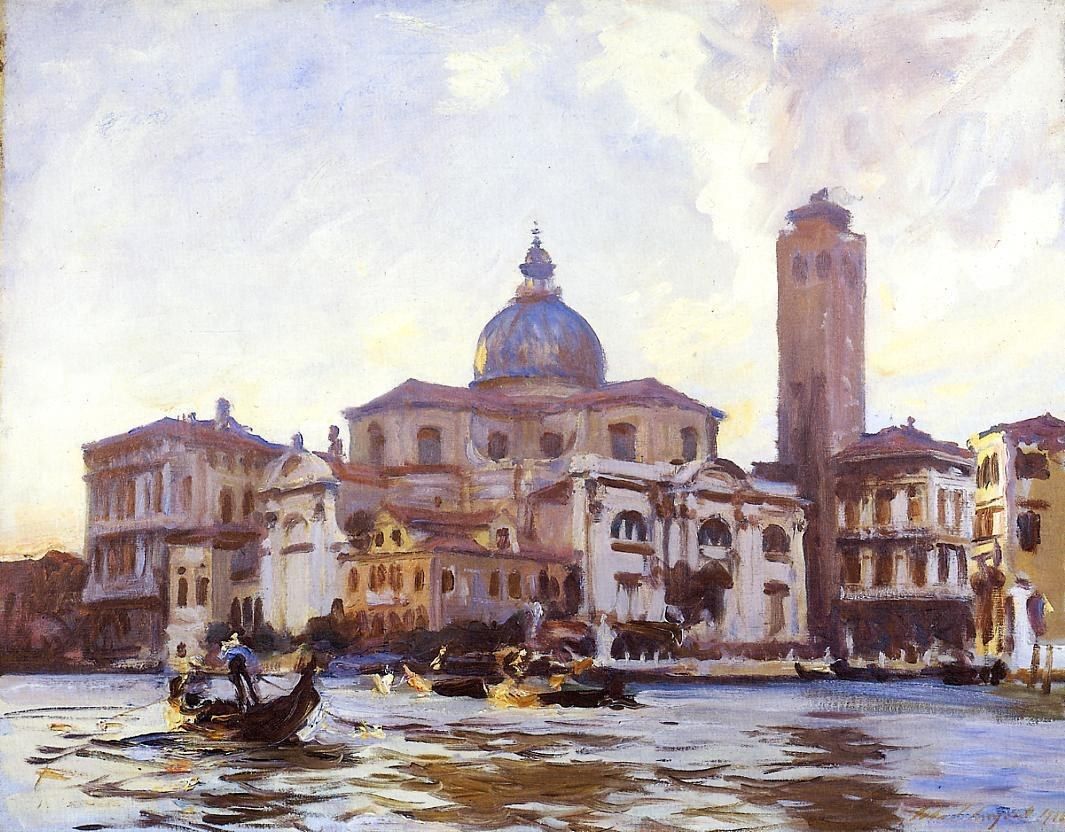 John Singer Sargent Palazzo Labia and San Geremia Venice